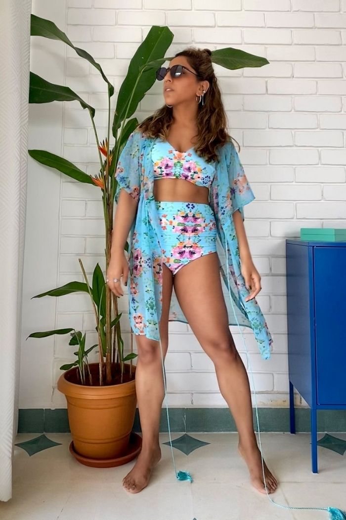 Blooming At The Beach Coverup