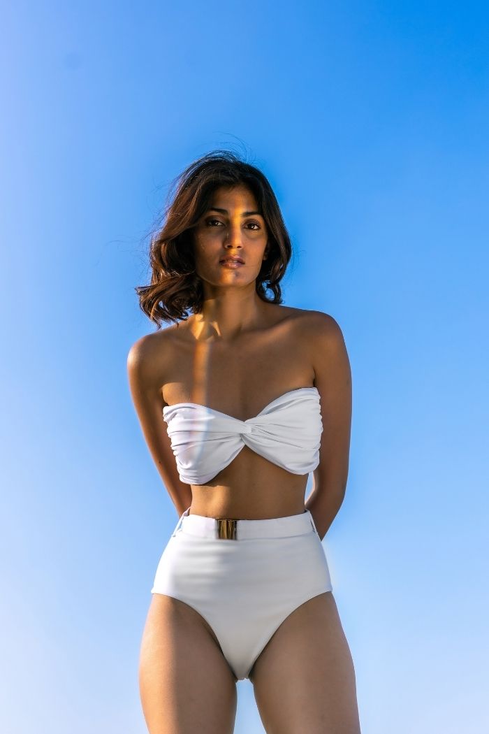 Pranutan Bahl in our On Cloud Bikini Set