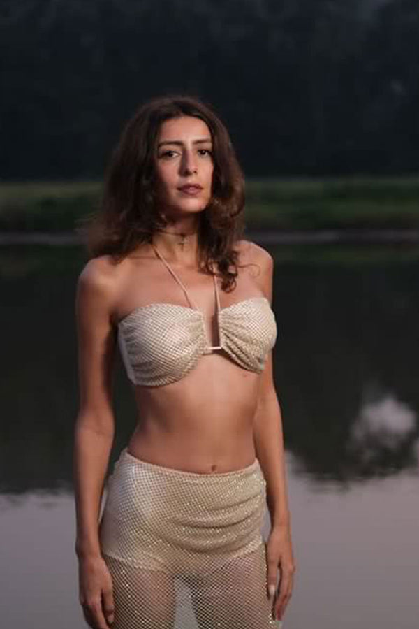atiyarakyan in our Tied up bikini set - Gold