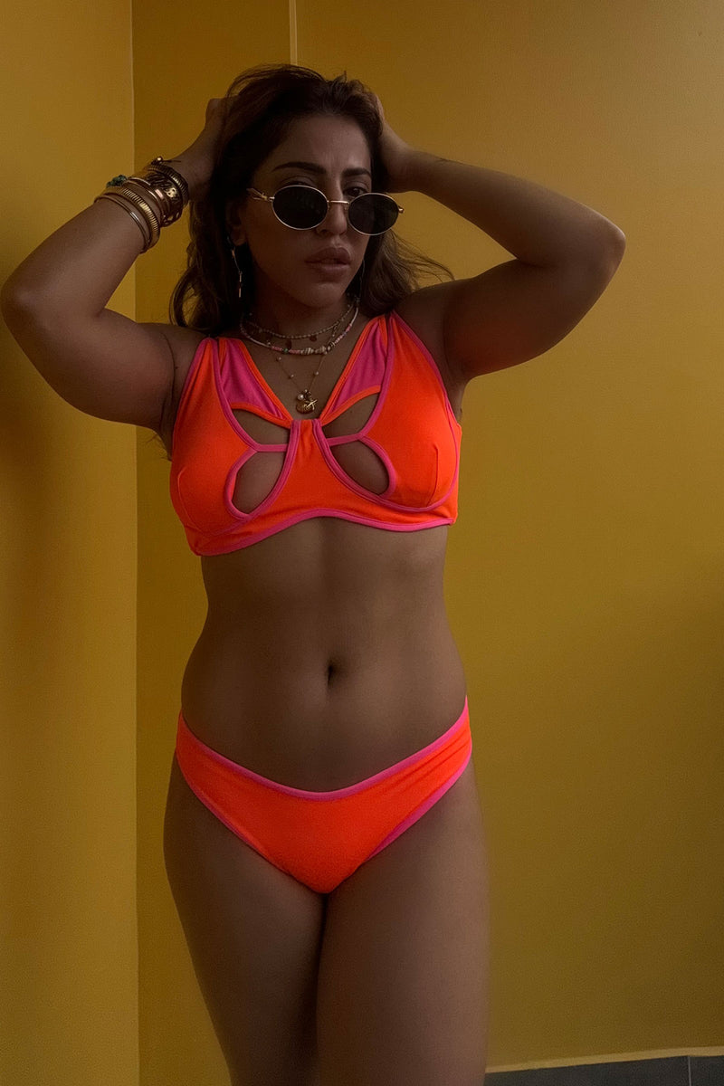 Electric Coral bikini set