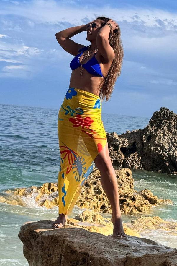 Nostalgic Sunshine sarong skirt