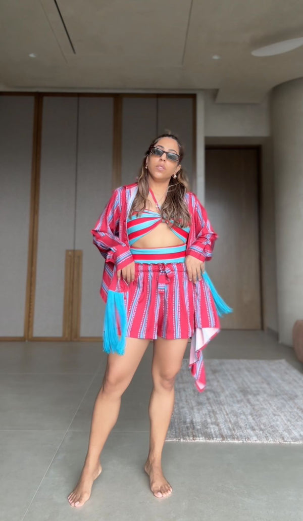 Marina mood Cover up and shorts