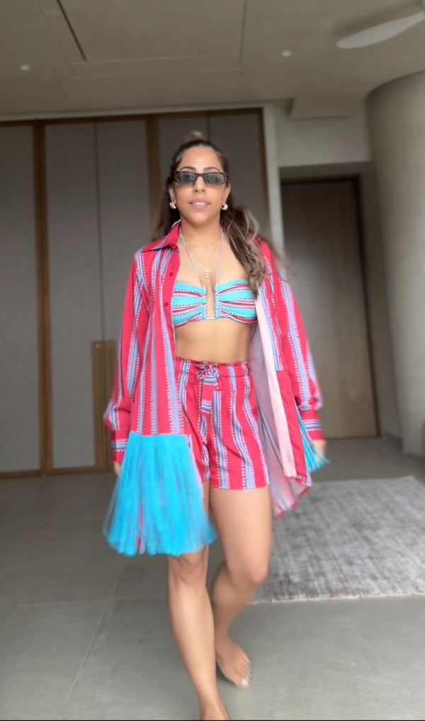 Marina mood Cover up and shorts