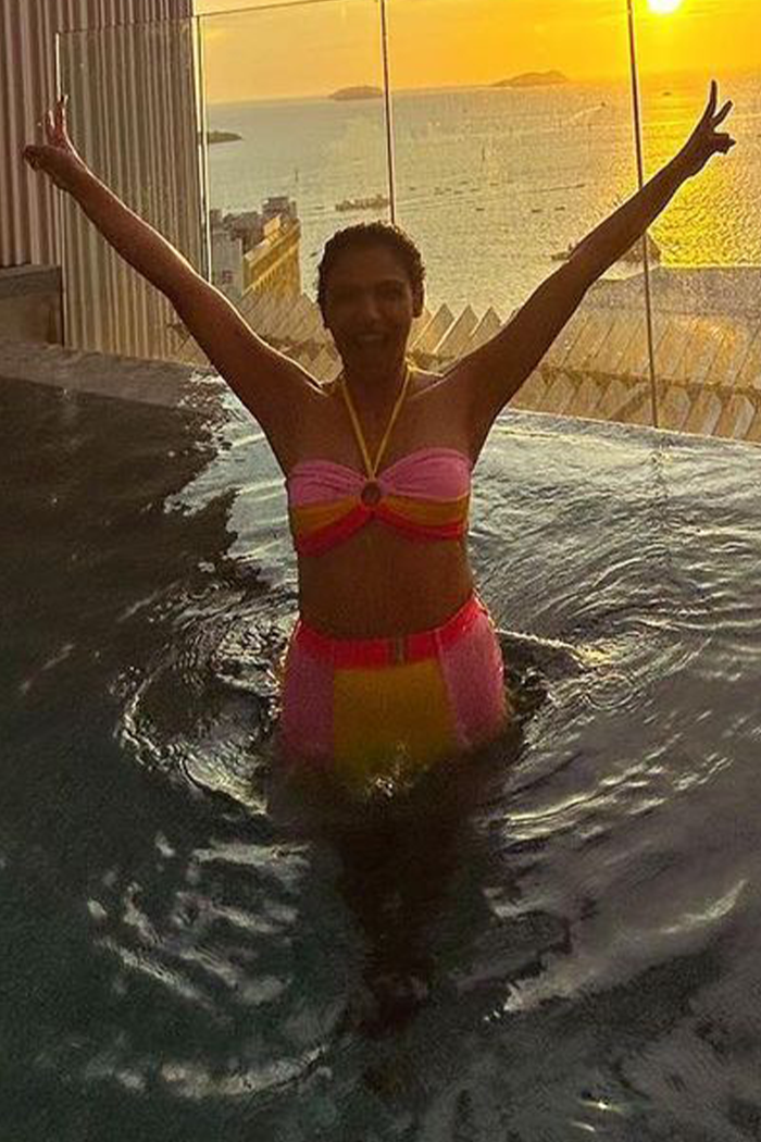 Shriya pilgaonkar in our Bubblegum bikini