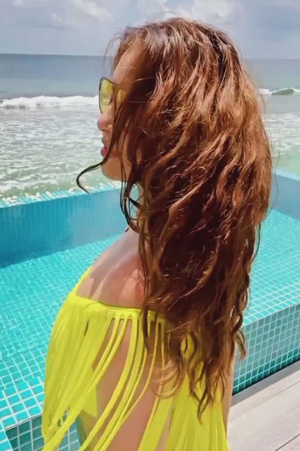 Bipasha Basu in our Swirl and Twirl - Fall at the Beach