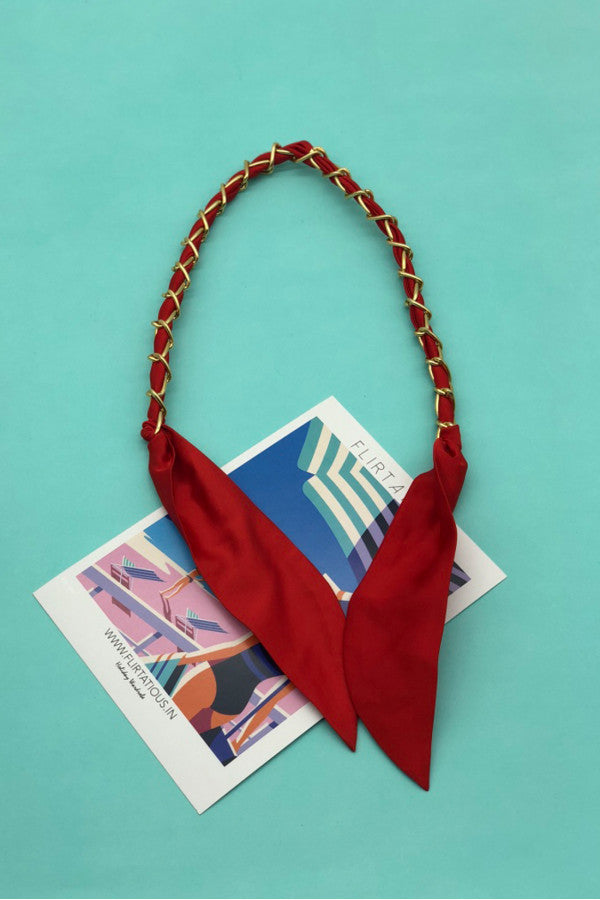 Chain Reaction HeadTie - Red