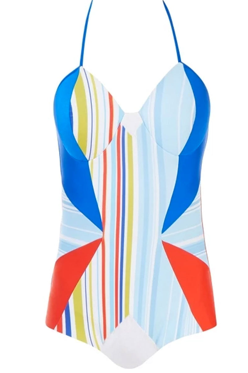 Confused Lines Swimsuit
