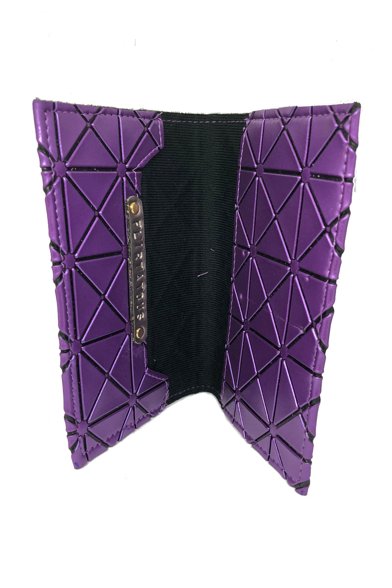 Leaving On A Jet Plane Passport Cover- Cubic Violet