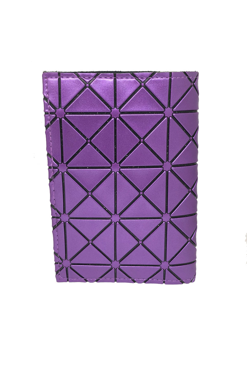 Leaving On A Jet Plane Passport Cover- Cubic Violet