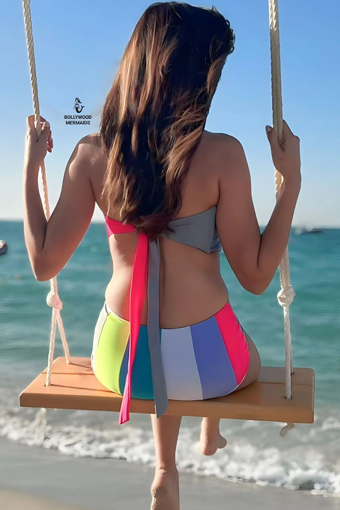 Kirti Karbanda in our Joyful multicolored bandeau