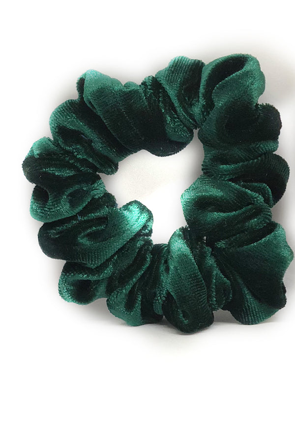 Velvet Scrunchie- Emerald Green