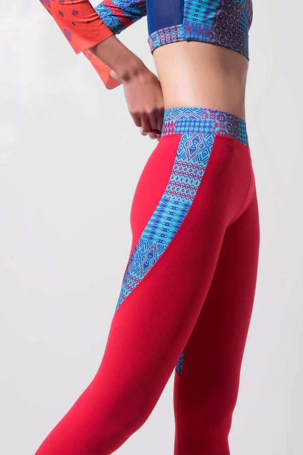Seamless workout leggings without side seams